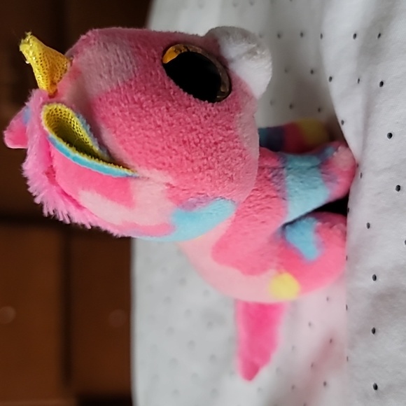 Ty Teenie Beanie Boos Fantasia the Unicorn Mini Plush - Picture 2 of 3